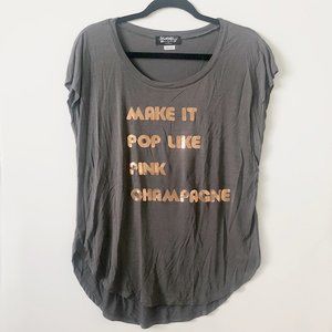 SIGNORELLI Gray & Rose Gold Tee, S